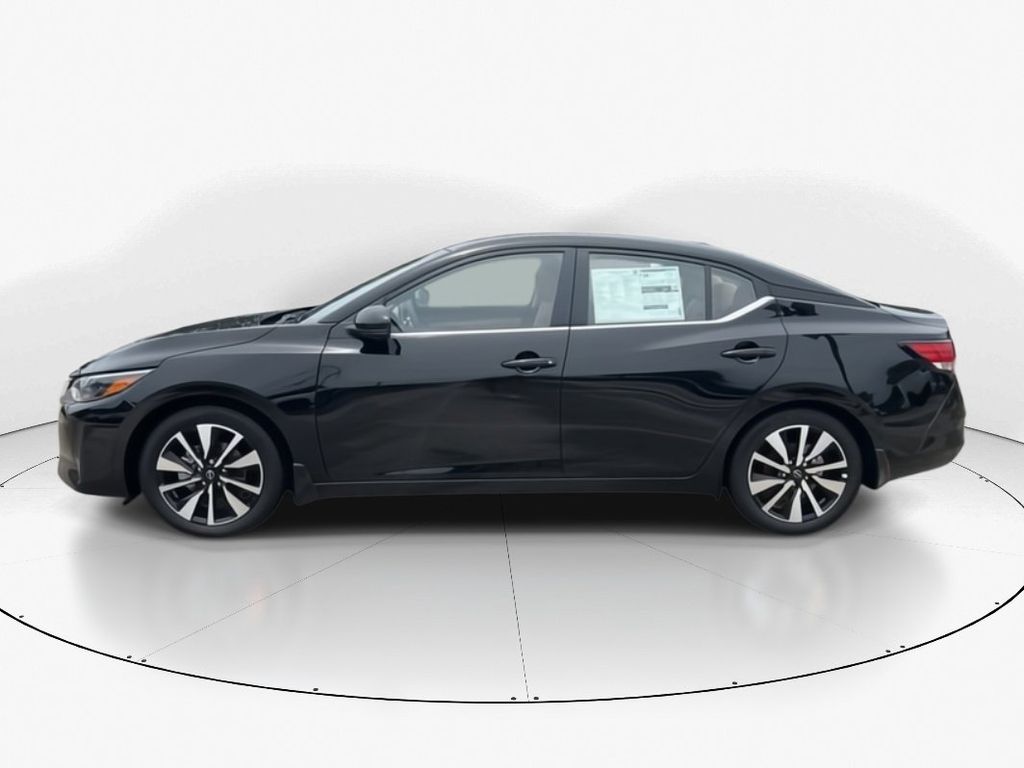 2025 Super Black Nissan Sentra SV FWD Sedan