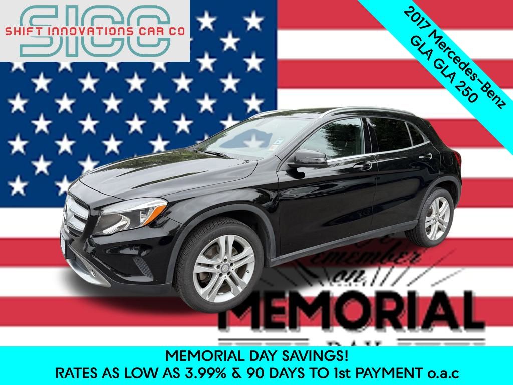 Black 2017 Mercedes-Benz GLA 250 4MATIC SUV / Crossover All-Wheel Drive 7-Speed Automatic