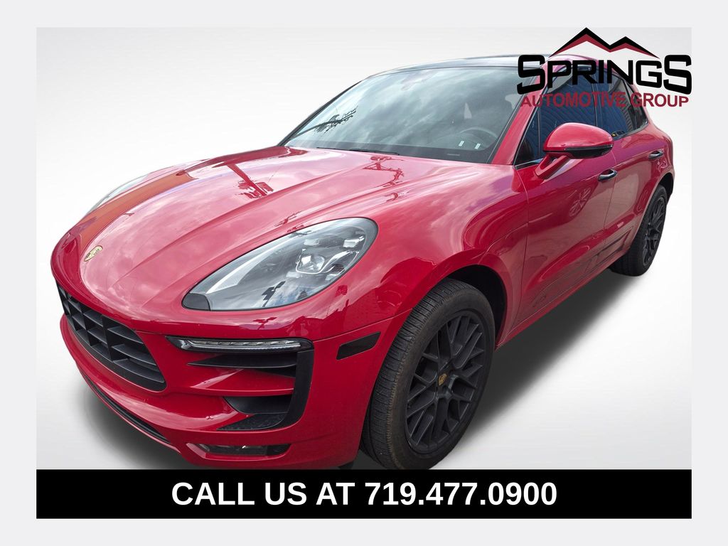 Red 2017 Porsche Macan SUV / Crossover All-Wheel Drive 7-Speed Automatic