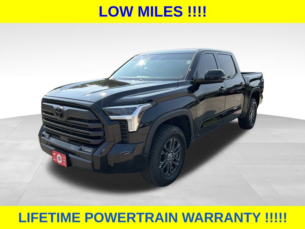 Midnight Black Metallic 2023 Toyota Tundra Pickup Truck Four-Wheel Drive Automatic