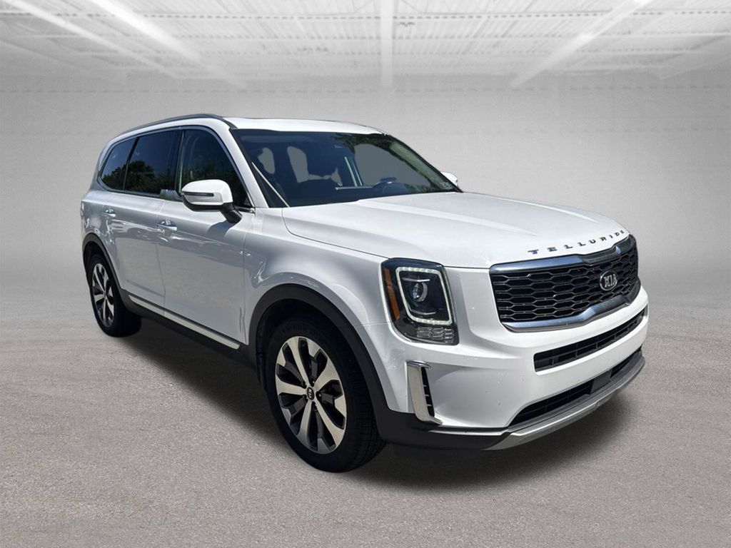 2021 Kia Telluride S White at Bob Ruth Ford