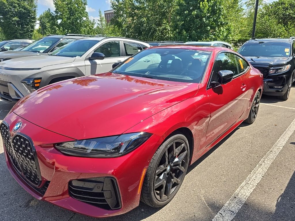 Red Metallic 2025 BMW 4 Series Coupe Rear-Wheel Drive 8-Speed Automatic
