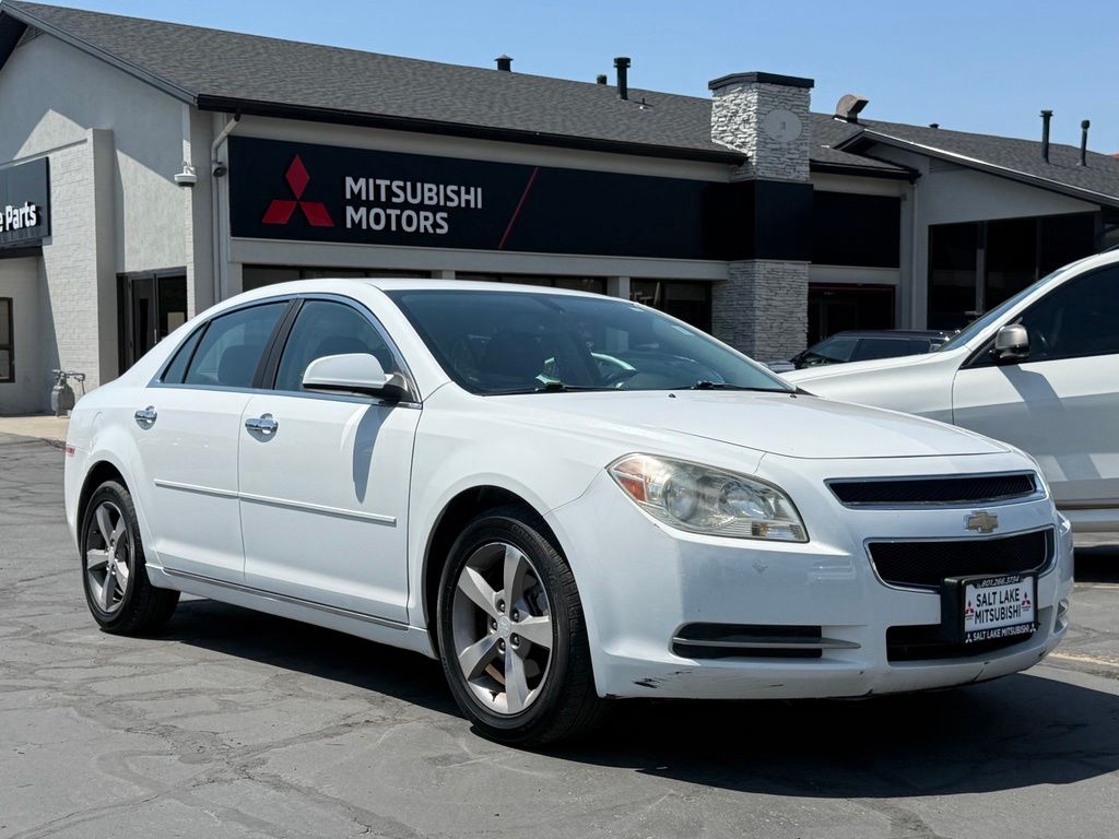 Summit White 2012 Chevrolet Malibu Sedan Front-Wheel Drive 6-Speed Automatic Overdrive