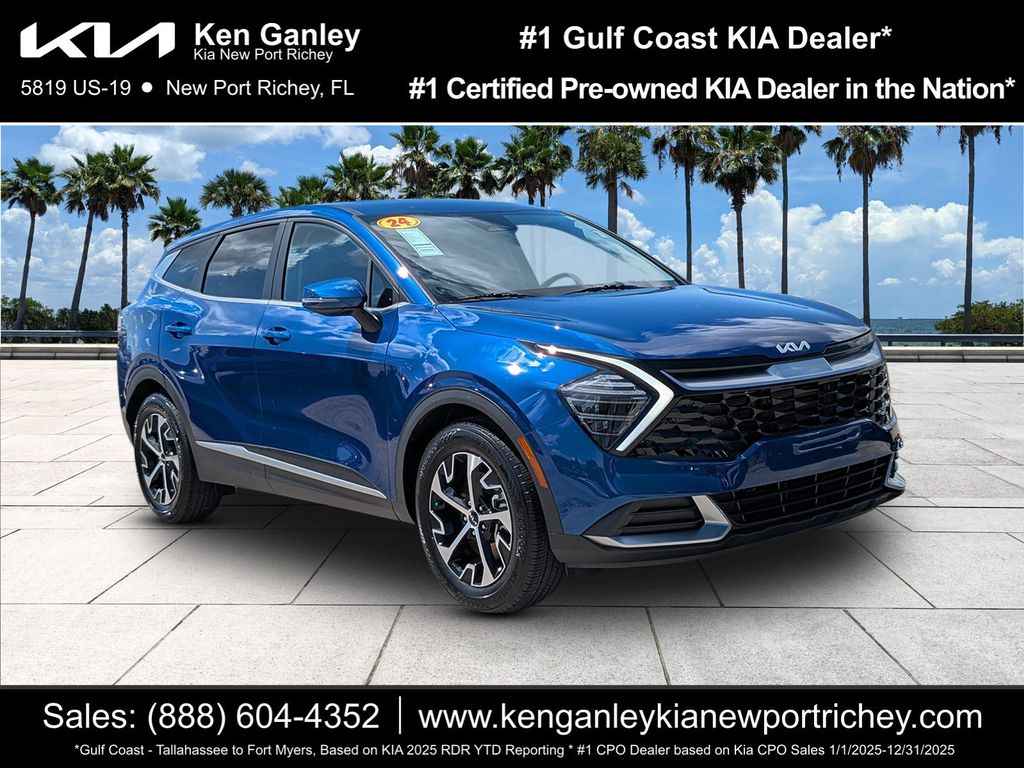 Sapphire Blue 2024 Kia Sportage SUV / Crossover Front-Wheel Drive 8-Speed Automatic