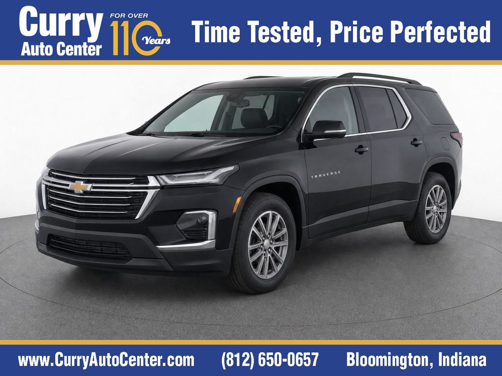 Mosaic Black Metallic 2022 Chevrolet Traverse SUV / Crossover Four-Wheel Drive 9-Speed Automatic
