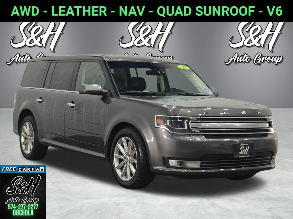 Gray (Magnetic Metallic) 2019 Ford Flex Limited AWD SUV / Crossover All-Wheel Drive 6-Speed Automatic