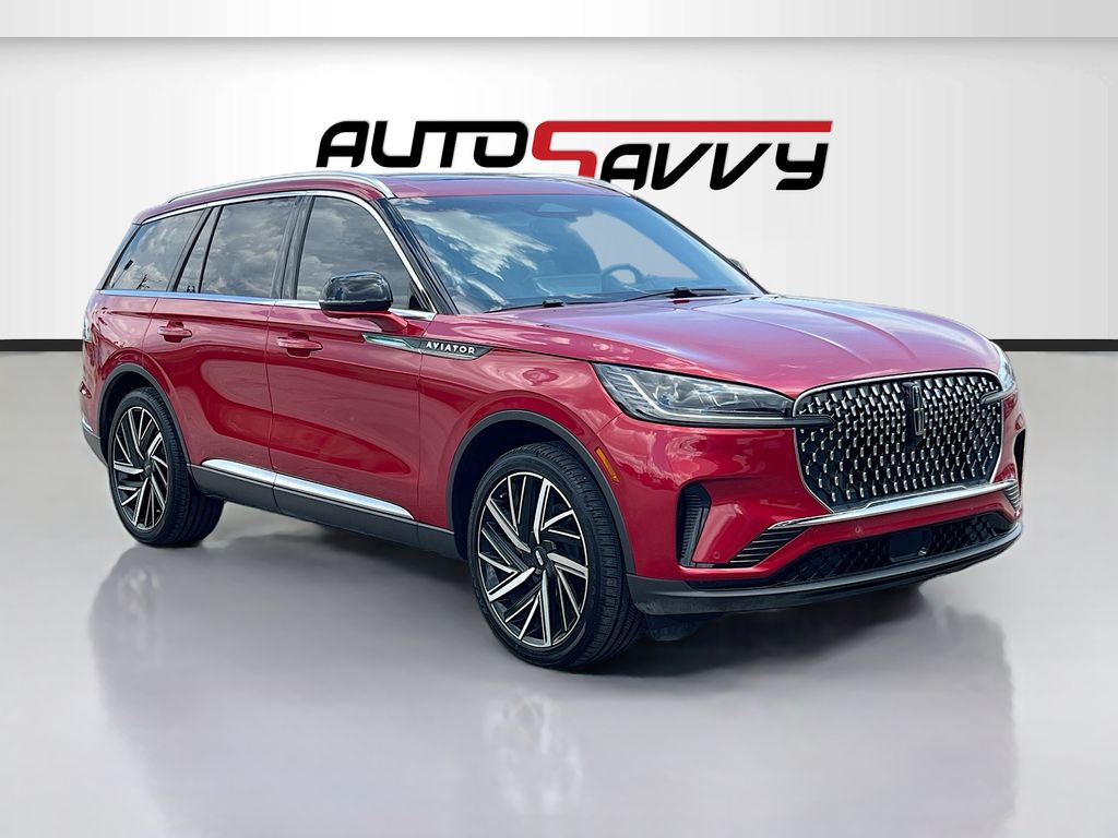 2025 Lincoln Aviator Reserve Red at Don McGill Toyota