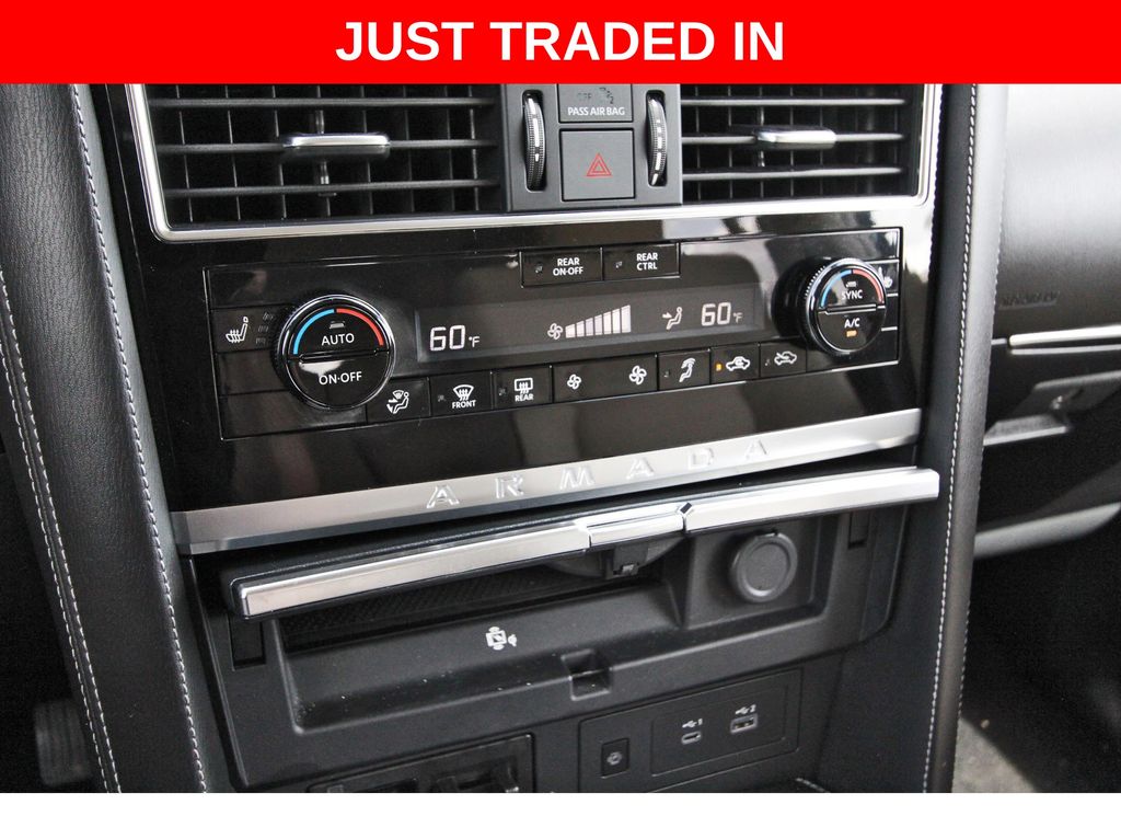 2024 Nissan Armada SV White at DeMontrond Ford