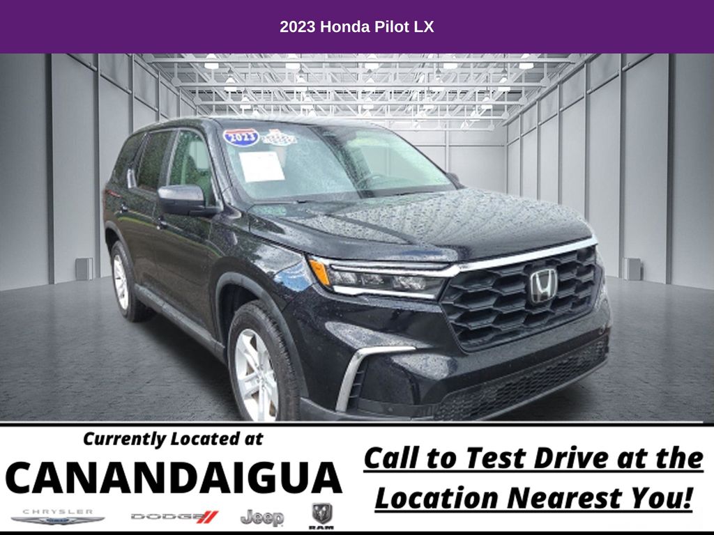 Crystal Black Pearl 2023 Honda Pilot SUV / Crossover All-Wheel Drive Automatic