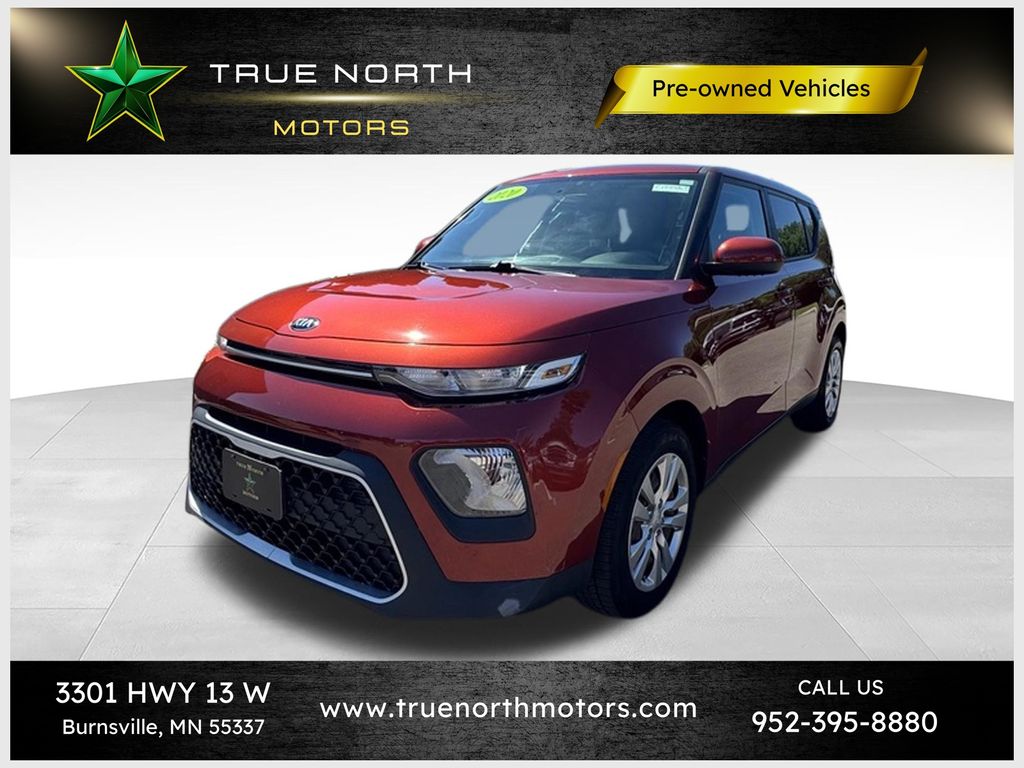 Inferno Red 2020 Kia Soul LX FWD SUV / Crossover Front-Wheel Drive Continuously Variable Transmission
