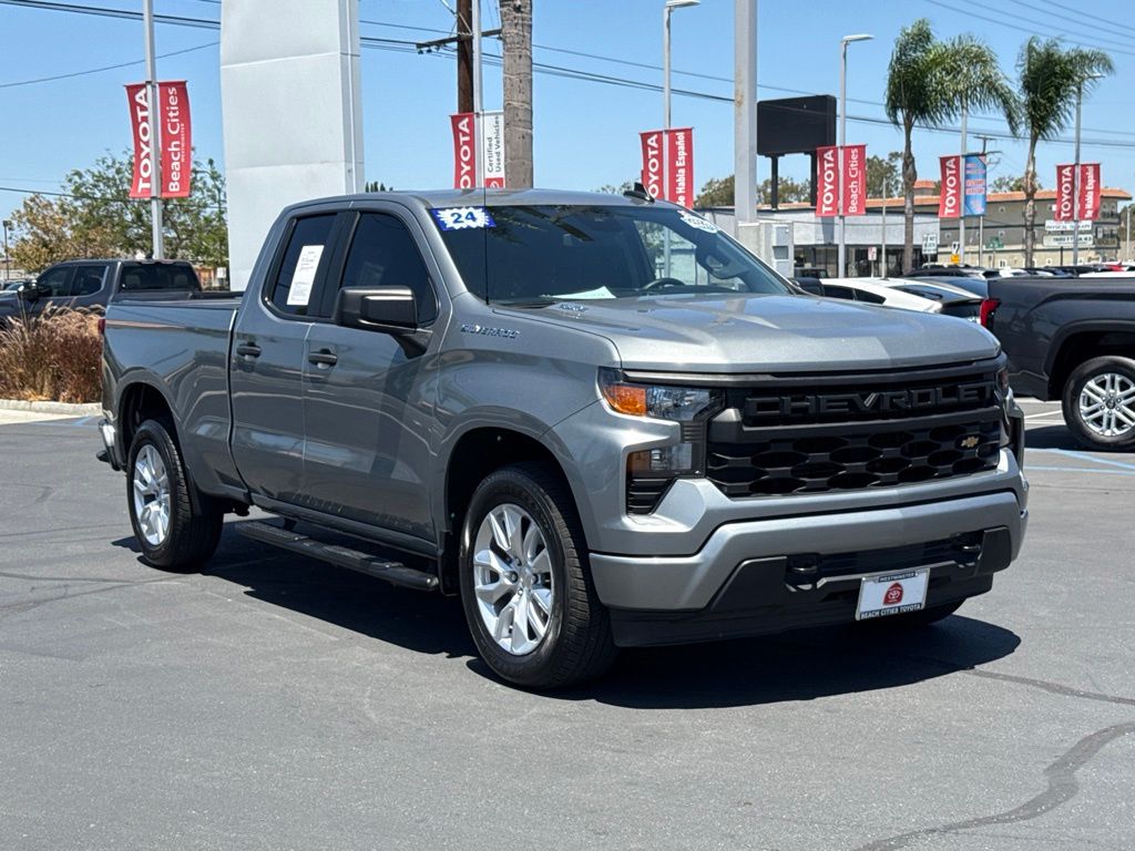 Sterling Gray Metallic 2024 Chevrolet Silverado 1500 Pickup Truck 4X2 8-Speed Automatic