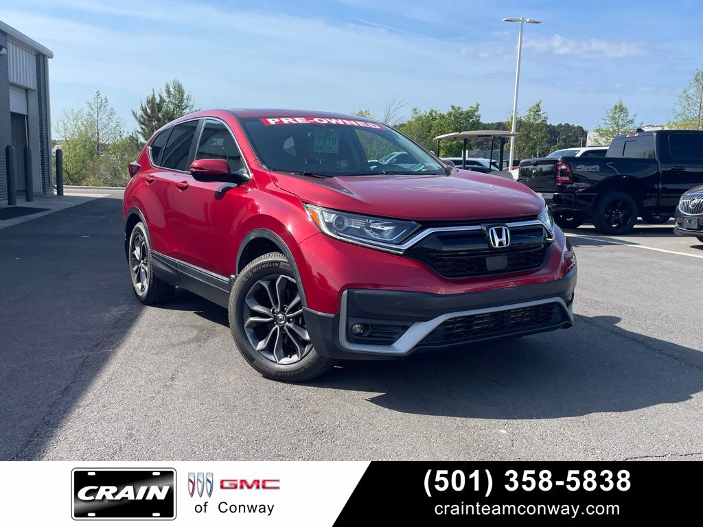 Radiant Red Metallic 2020 Honda CR-V EX FWD SUV / Crossover Front-Wheel Drive Continuously Variable Transmission
