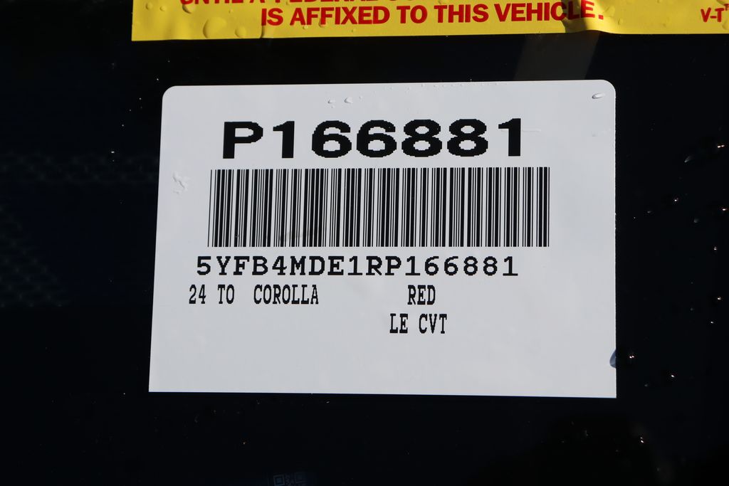 2024 Toyota Corolla LE 7