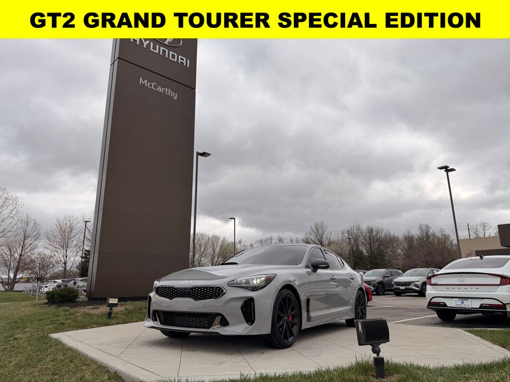 Ceramic Silver 2023 Kia Stinger GT2 RWD Sedan Rear-Wheel Drive 8-Speed Automatic