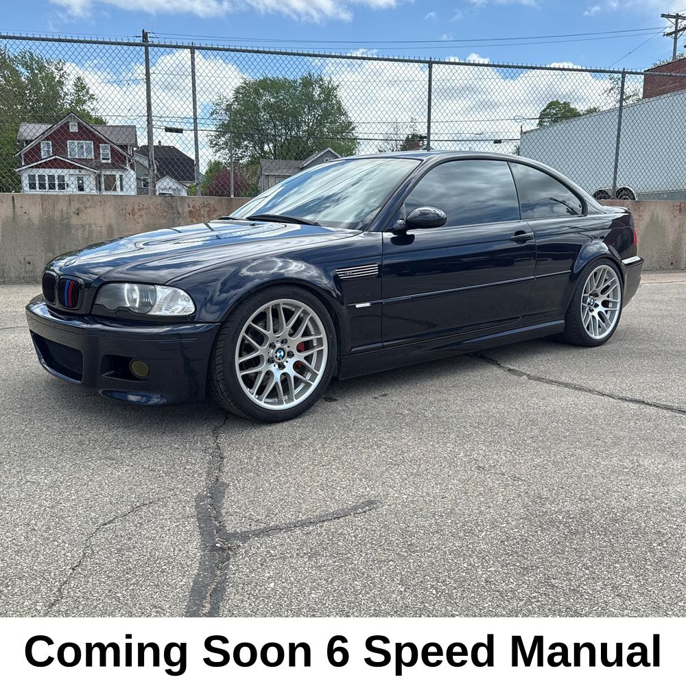 Black 2004 BMW M3 Coupe RWD Coupe Rear-Wheel Drive 6-Speed Automatic