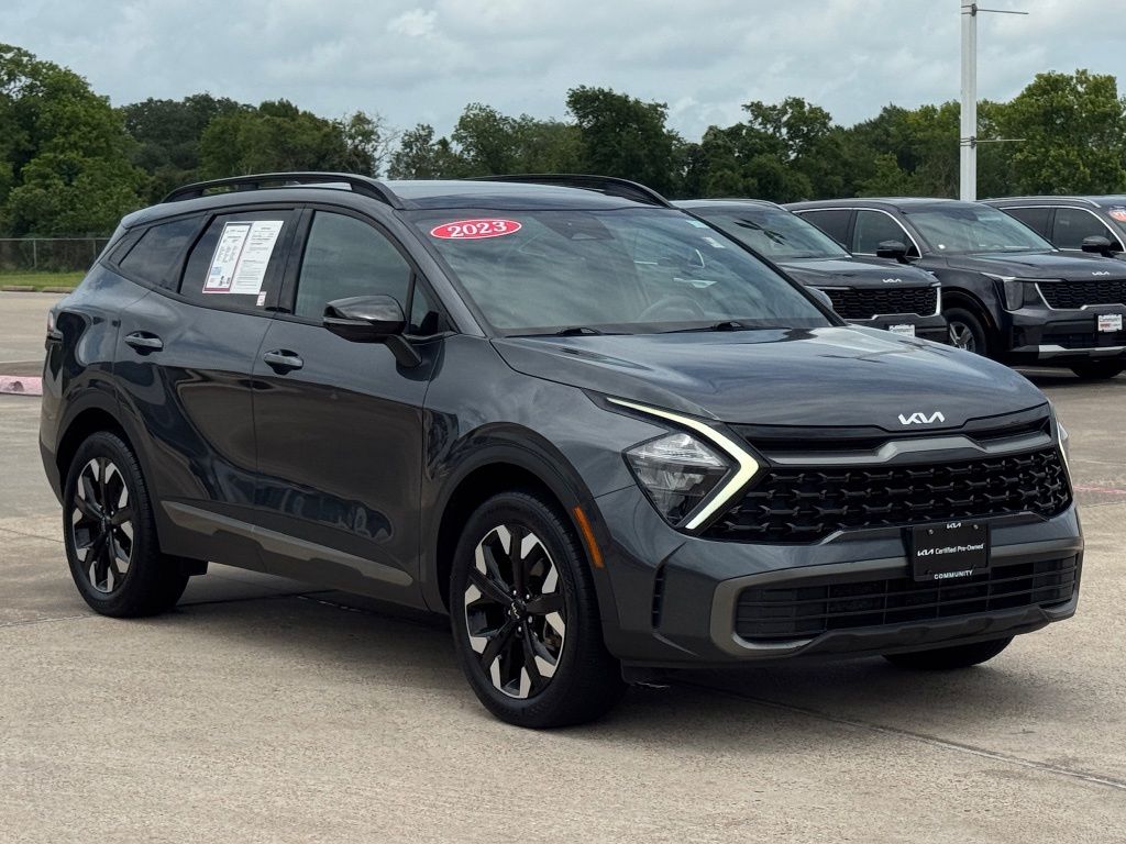 2023 Kia Sportage X-Line Gray at DeMontrond Automotive Group