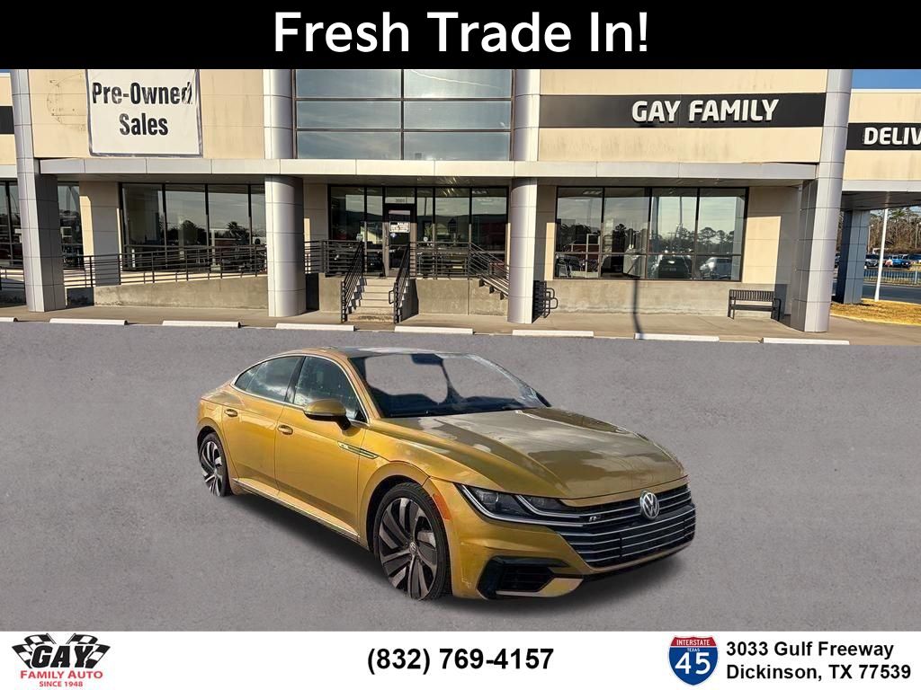 Yellow Metallic 2019 Volkswagen Arteon SE R-Line 4Motion Sedan All-Wheel Drive 8-Speed Automatic