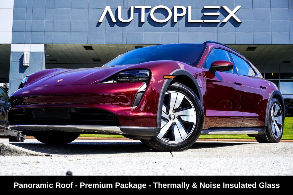 Red 2022 Porsche Taycan Wagon All-Wheel Drive 2-Speed Automatic