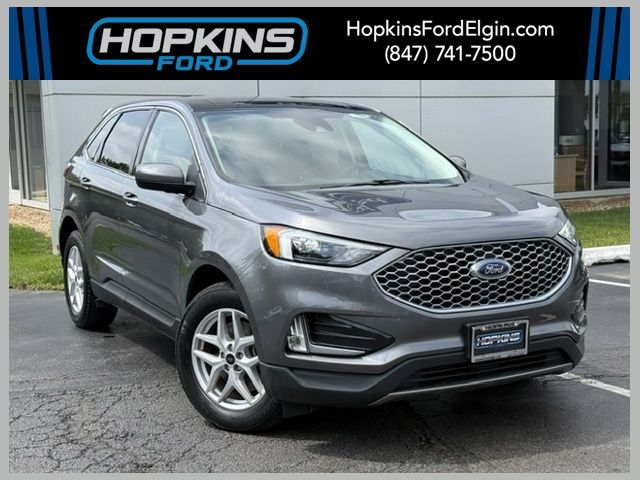 Carbonized Gray Metallic 2023 Ford Edge SUV / Crossover All-Wheel Drive 8-Speed Automatic