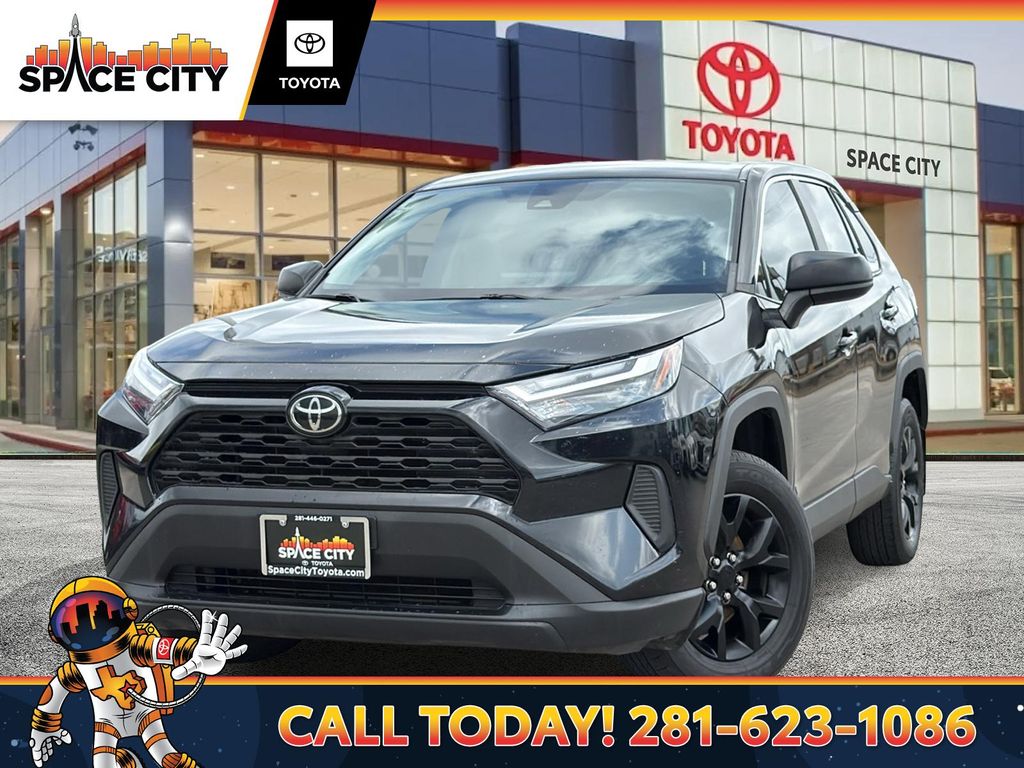 Midnight Black Metallic 2023 Toyota RAV4 LE FWD SUV / Crossover Front-Wheel Drive 8-Speed Automatic