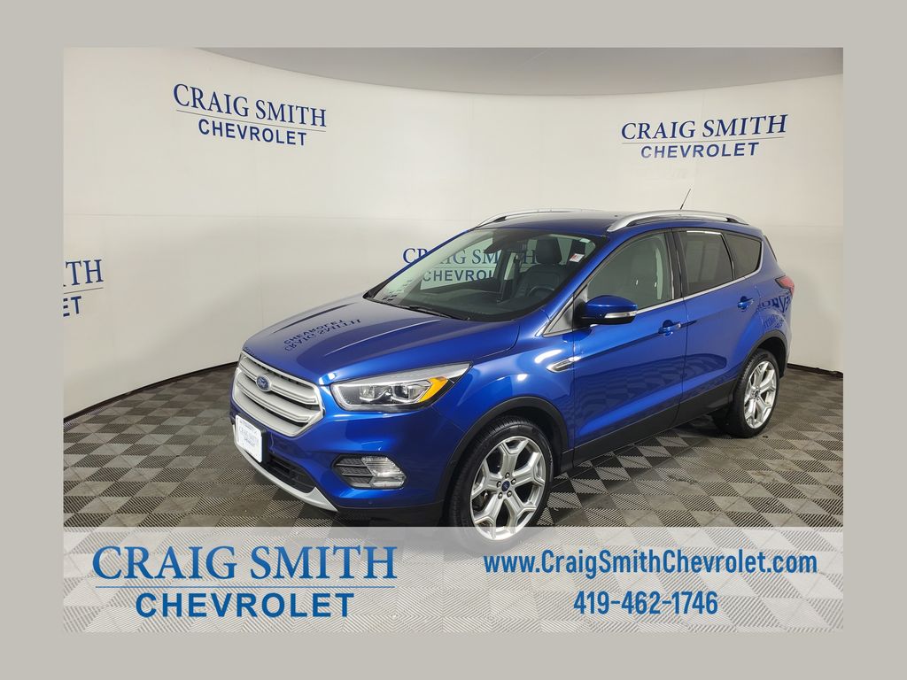 Lightning Blue 2019 Ford Escape Titanium AWD SUV / Crossover All-Wheel Drive 6-Speed Automatic