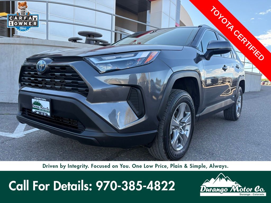 Magnetic Gray Metallic 2024 Toyota RAV4 Hybrid LE AWD SUV / Crossover All-Wheel Drive Continuously Variable Transmission