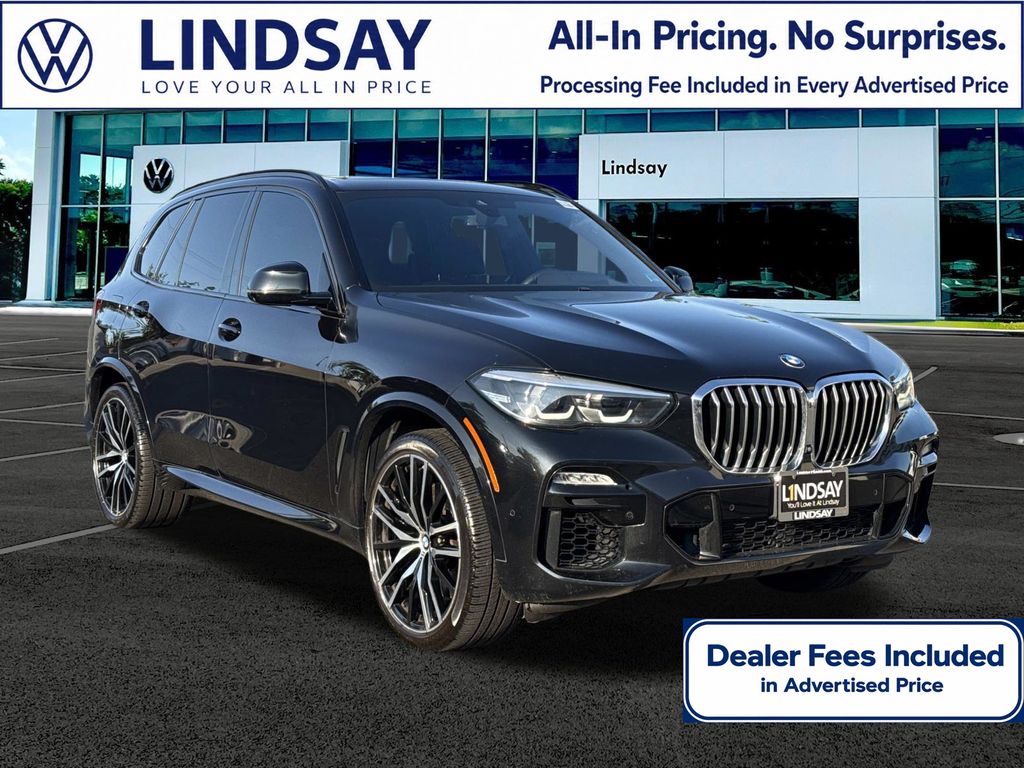 Black Sapphire Metallic 2019 BMW X5 SUV / Crossover All-Wheel Drive 8-Speed Automatic