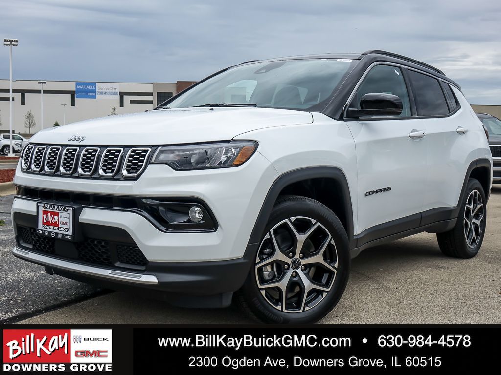 Bright White Clearcoat 2026 Jeep Compass SUV / Crossover Four-Wheel Drive 8-Speed Automatic