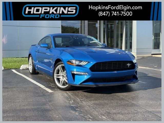 Velocity Blue Metallic 2021 Ford Mustang Coupe Rear-Wheel Drive Automatic