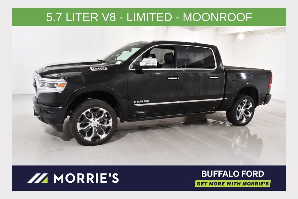 Diamond Black 2019 RAM 1500 Pickup Truck Four-Wheel Drive 8-Speed Automatic