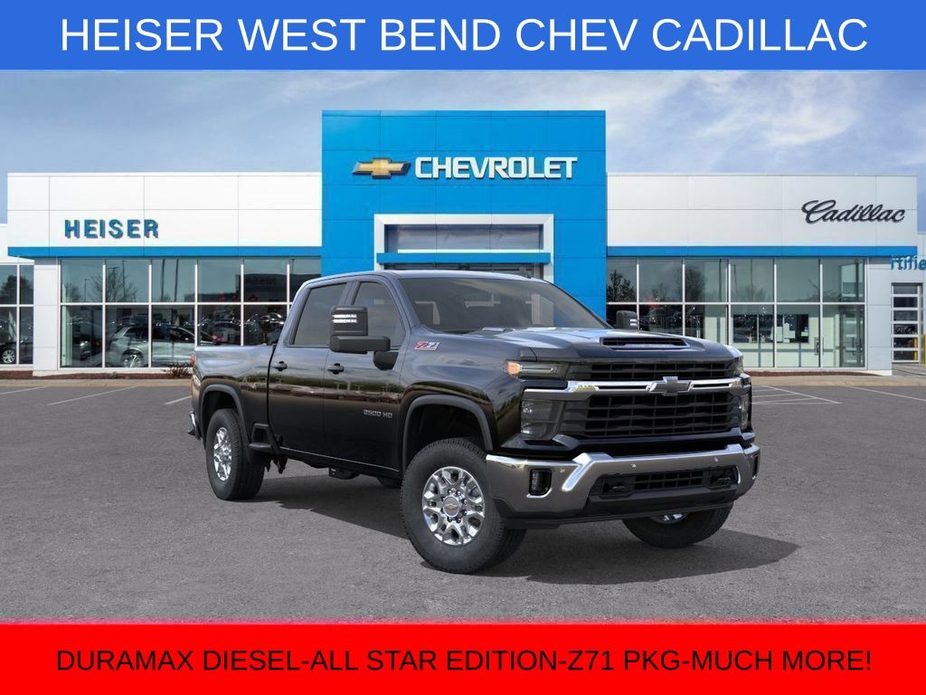 Black 2026 Chevrolet Silverado 2500HD Pickup Truck Four-Wheel Drive Automatic