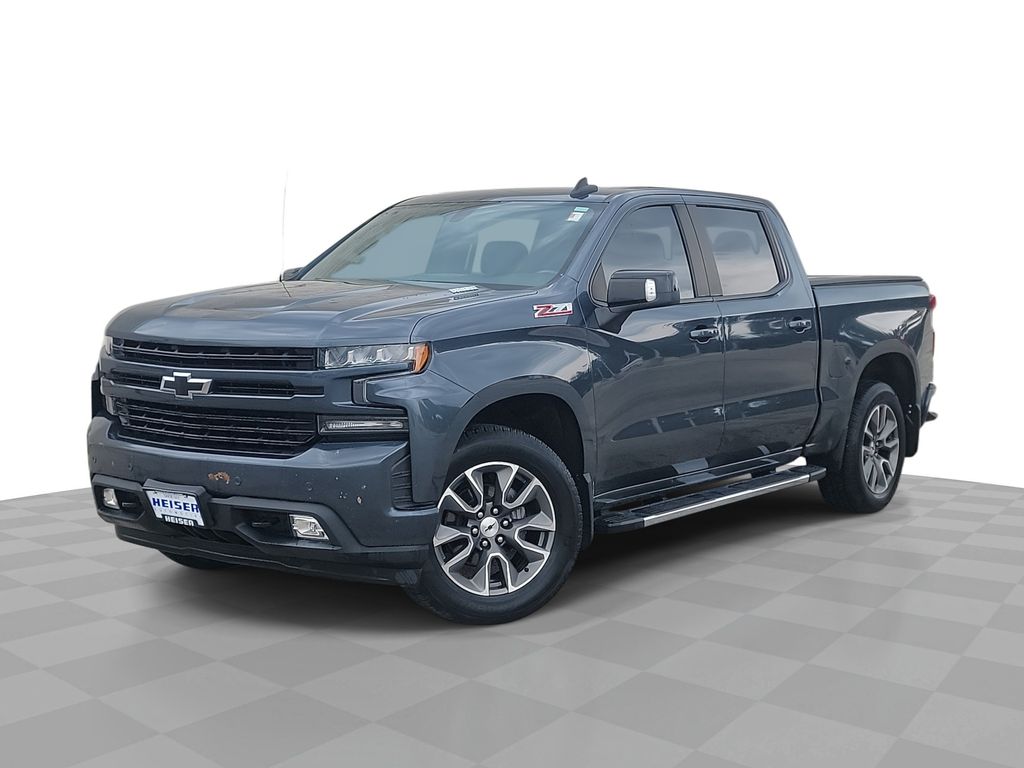 Shadow Gray Metallic 2021 Chevrolet Silverado 1500 Pickup Truck Four-Wheel Drive Automatic