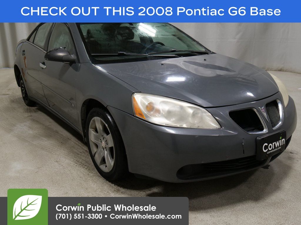2008 Pontiac G6 SE I4 Sedan