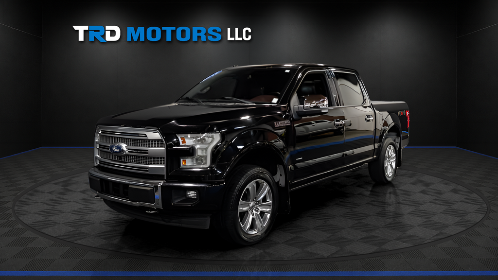 Shadow Black 2017 Ford F-150 Pickup Truck Four-Wheel Drive Automatic