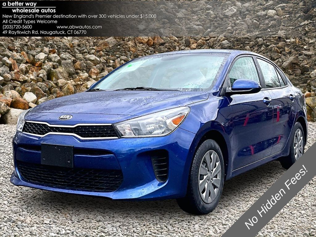 Deep Sea Blue 2020 Kia Rio S FWD Sedan Front-Wheel Drive Continuously Variable Transmission