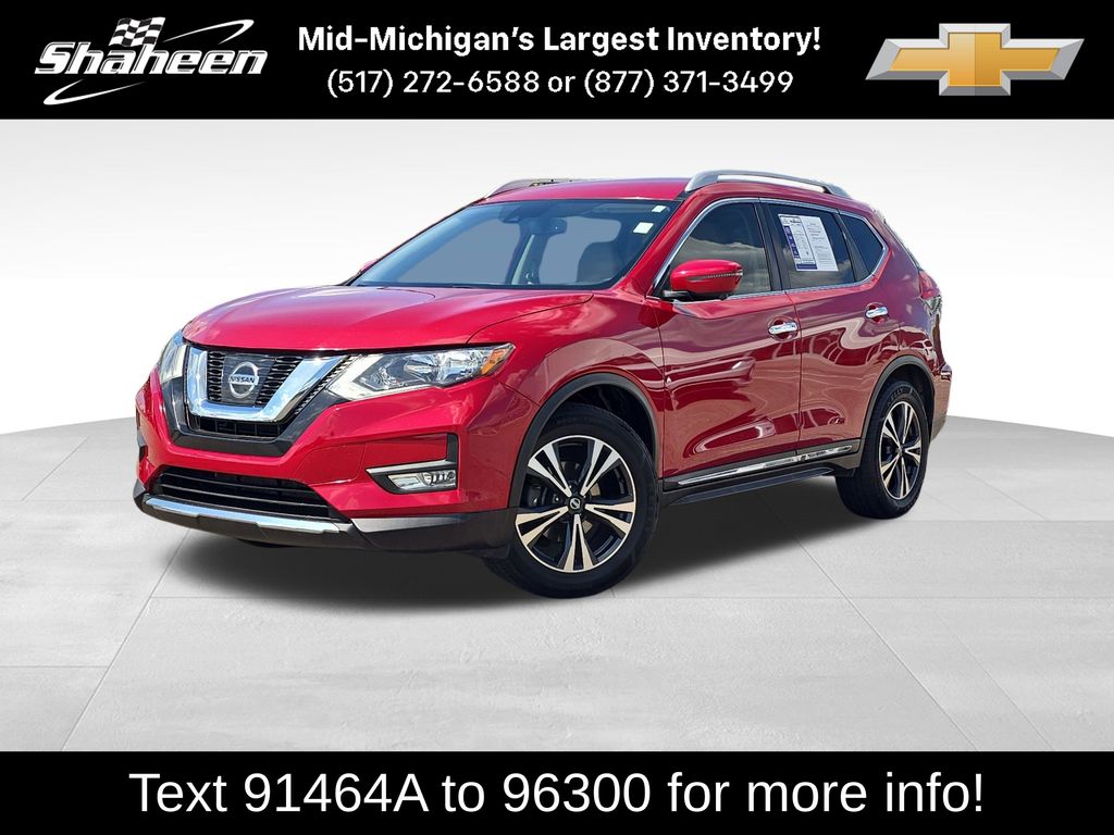 Red (Palatial Ruby) 2017 Nissan Rogue SUV / Crossover Front-Wheel Drive Continuously Variable Transmission