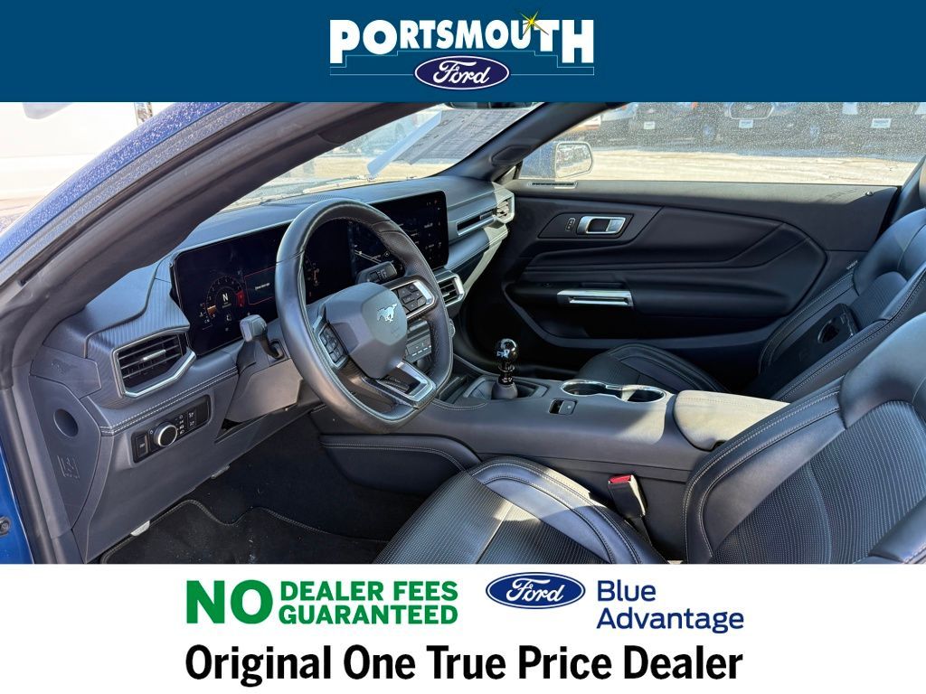 Atlas Blue Metallic 2024 Ford Mustang GT Premium Fastback RWD Coupe Rear-Wheel Drive 6-Speed Manual