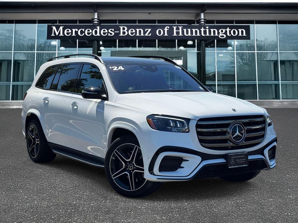 Polar White 2024 Mercedes-Benz GLS 450 4MATIC SUV / Crossover All-Wheel Drive 9-Speed Automatic