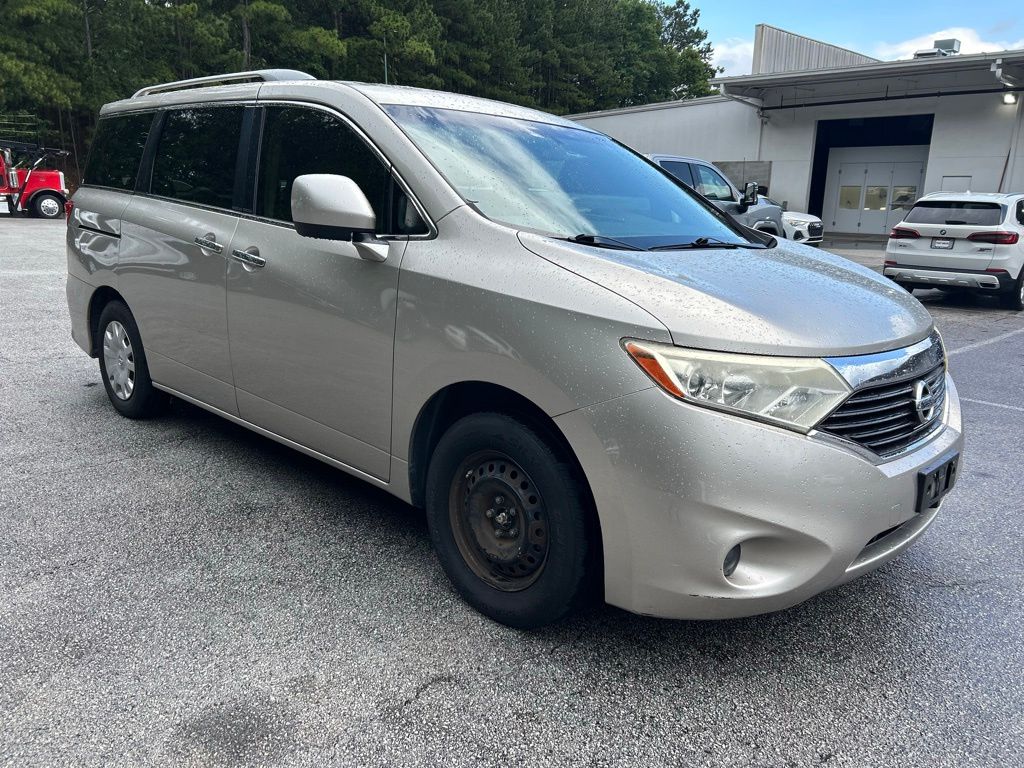 Brown (Titanium Beige) 2012 Nissan Quest Minivan Front-Wheel Drive Continuously Variable Transmission
