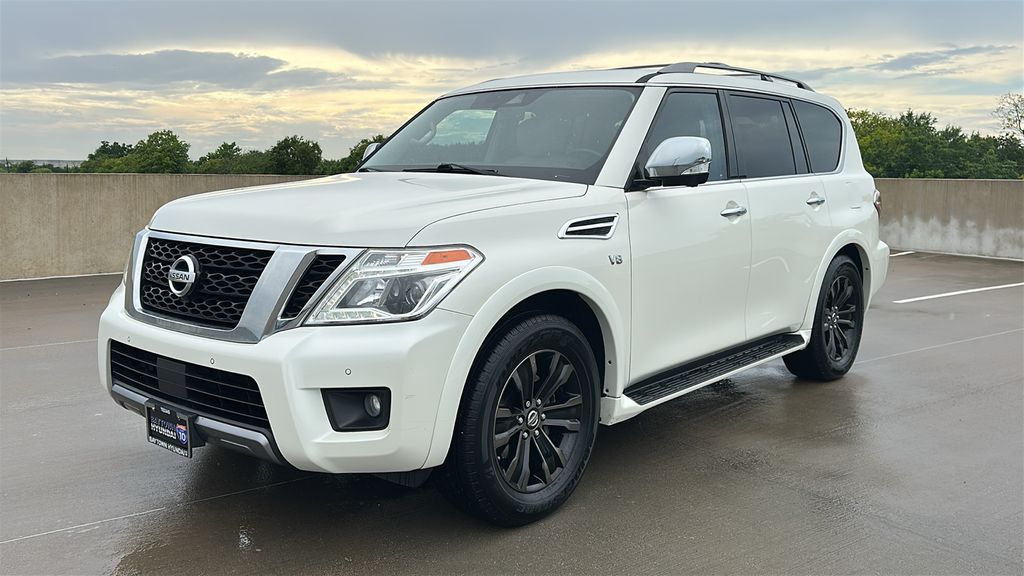 2020 Nissan Armada Platinum White at Cook Ford