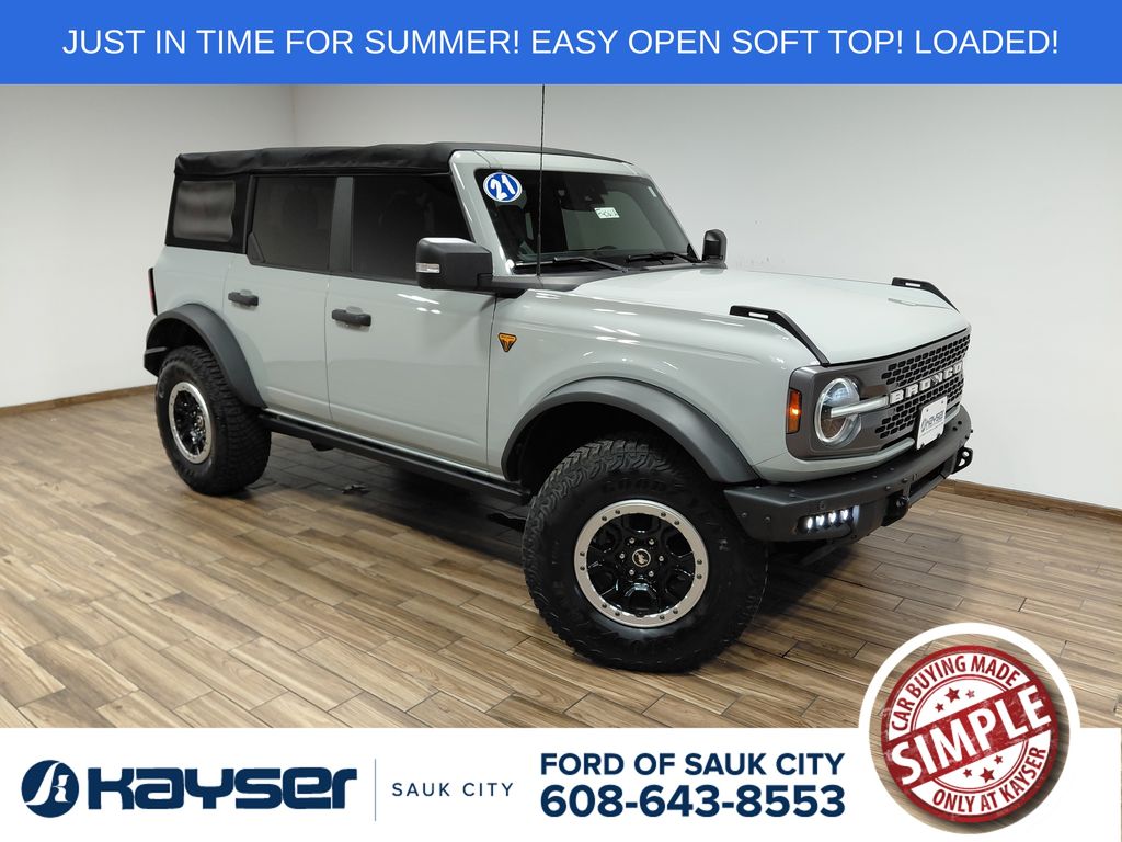 Cactus 2021 Ford Bronco SUV / Crossover Four-Wheel Drive Automatic