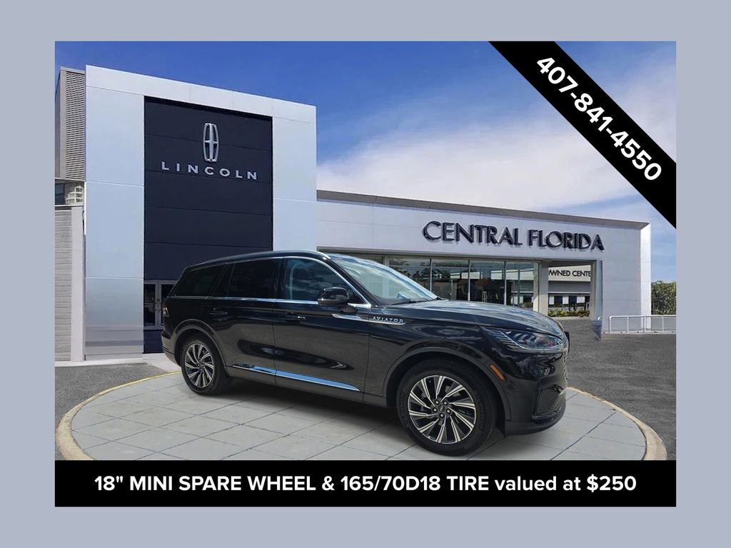 Black Metallic 2026 Lincoln Aviator SUV / Crossover Rear-Wheel Drive Automatic