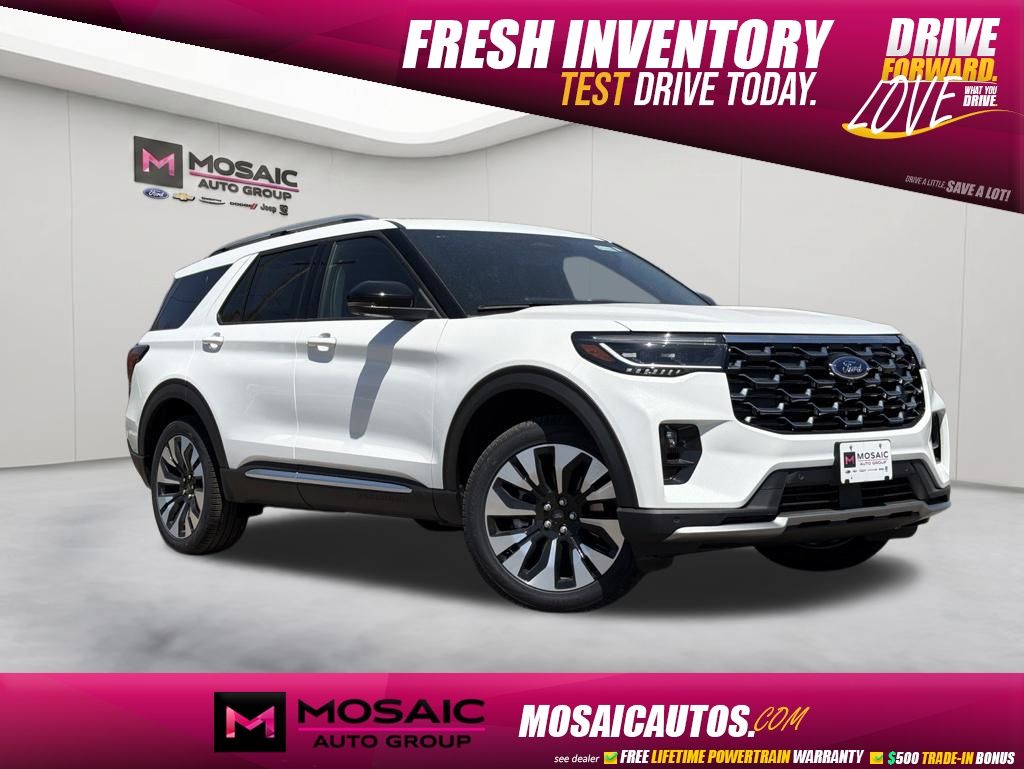 New 2026 Ford Explorer Platinum SUVs