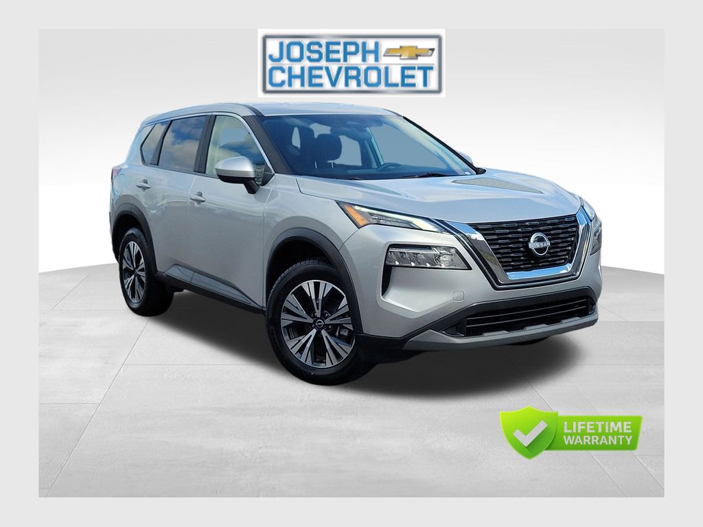 Brilliant Silver Metallic 2023 Nissan Rogue SV AWD SUV / Crossover All-Wheel Drive Continuously Variable Transmission