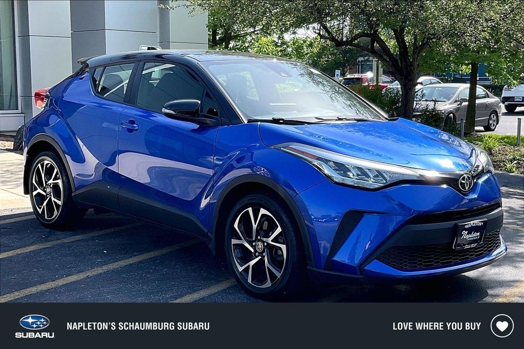 Blue Eclipse Metallic w/Black Roof 2020 Toyota C-HR SUV / Crossover Front-Wheel Drive Continuously Variable Transmission