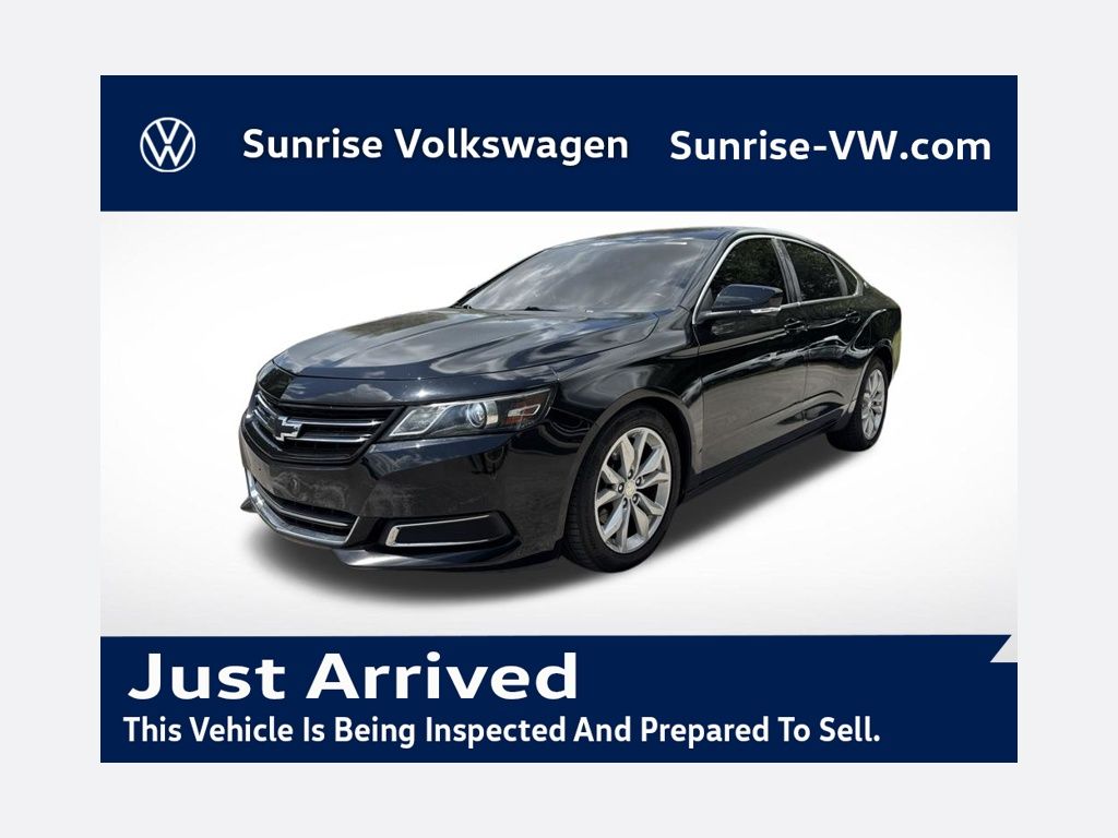 Black 2017 Chevrolet Impala Sedan Front-Wheel Drive 6-Speed Automatic Overdrive