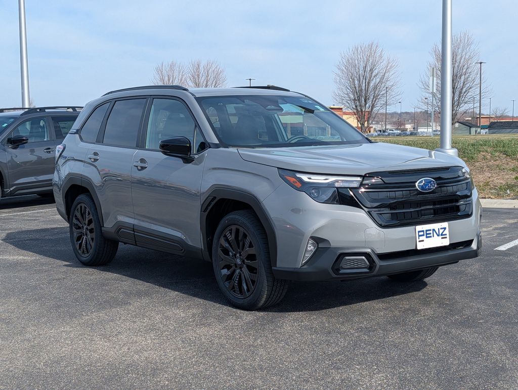 River Rock Pearl 2026 Subaru Forester Sport Crossover AWD SUV / Crossover All-Wheel Drive Continuously Variable Transmission