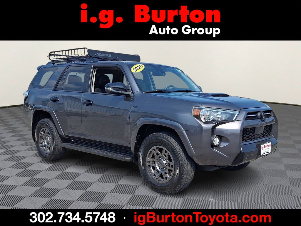 Magnetic Gray Metallic 2020 Toyota 4Runner SUV / Crossover Four-Wheel Drive 5-Speed Automatic Overdrive