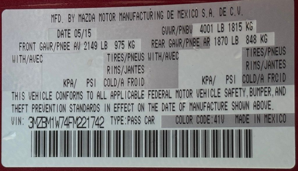 2015 Mazda Mazda3 i Grand Touring