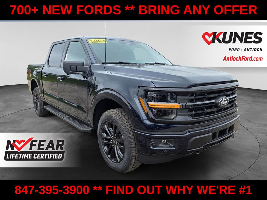 Blue Metallic 2026 Ford F-150 Pickup Truck Four-Wheel Drive Automatic